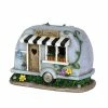 Exhart Solar Hand Painted Camping Trailer with Welcome Sign, 5 in. x 6 in. Garden Statue -Cheap Good Directions Store exhart garden statues 73234 rs 64 1000