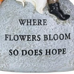 Exhart Solar Hand Painted Inspirational Garden Stone with LED Dragonfly, 3 in. x 5.5 in. Gnome Garden Statue 20 Exhart Solar Hand Painted Inspirational Garden Stone with LED Dragonfly, 3 in. x 5.5 in. Gnome Garden Statue -Cheap Good Directions Store exhart garden statues 73486 rs 44 1000