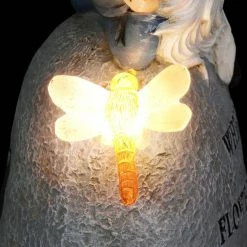 Exhart Solar Hand Painted Inspirational Garden Stone with LED Dragonfly, 3 in. x 5.5 in. Gnome Garden Statue 22 Exhart Solar Hand Painted Inspirational Garden Stone with LED Dragonfly, 3 in. x 5.5 in. Gnome Garden Statue -Cheap Good Directions Store exhart garden statues 73486 rs 76 1000
