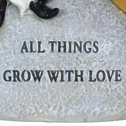 Exhart Solar Hand Painted Inspirational Garden Stone with LED Butterfly, 3 in. x 5.5 in. Gnome Garden Statue 20 Exhart Solar Hand Painted Inspirational Garden Stone with LED Butterfly, 3 in. x 5.5 in. Gnome Garden Statue -Cheap Good Directions Store exhart garden statues 73487 rs 44 1000