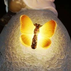 Exhart Solar Hand Painted Inspirational Garden Stone with LED Butterfly, 3 in. x 5.5 in. Gnome Garden Statue 22 Exhart Solar Hand Painted Inspirational Garden Stone with LED Butterfly, 3 in. x 5.5 in. Gnome Garden Statue -Cheap Good Directions Store exhart garden statues 73487 rs 76 1000