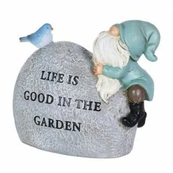 Exhart Solar Hand Painted Inspirational Garden Stone with LED Bird, 3 in. x 5 in. Gnome Garden Statue 19 Exhart Solar Hand Painted Inspirational Garden Stone with LED Bird, 3 in. x 5 in. Gnome Garden Statue -Cheap Good Directions Store exhart garden statues 73488 rs fa 1000