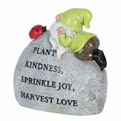 Exhart Solar Hand Painted Gnome Inspirational Garden Stone Statue with LED Lady Bug, 3 in. x 5 in. Gnome Garden Statue 19 Exhart Solar Hand Painted Gnome Inspirational Garden Stone Statue with LED Lady Bug, 3 in. x 5 in. Gnome Garden Statue -Cheap Good Directions Store exhart garden statues 73489 rs fa 1000