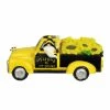 Exhart Solar Hand Painted Beekeeper in a Yellow Sunflower Truck, 11 in. x 5 in. Gnome Garden Statue -Cheap Good Directions Store exhart garden statues 73498 rs 64 1000