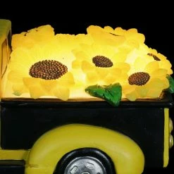 Exhart Solar Hand Painted Beekeeper in a Yellow Sunflower Truck, 11 in. x 5 in. Gnome Garden Statue 18 Exhart Solar Hand Painted Beekeeper in a Yellow Sunflower Truck, 11 in. x 5 in. Gnome Garden Statue -Cheap Good Directions Store exhart garden statues 73498 rs 76 1000