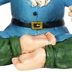 Exhart Hand Painted Yoga Sitting 2 Can or Bottle Holder, 10 in. x 11.5 in. Gnome Garden Statue -Cheap Good Directions Store exhart garden statues 73641 rs 4f 1000
