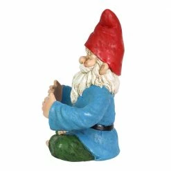 Exhart Hand Painted Yoga Sitting 2 Can or Bottle Holder, 10 in. x 11.5 in. Gnome Garden Statue -Cheap Good Directions Store exhart garden statues 73641 rs 76 1000