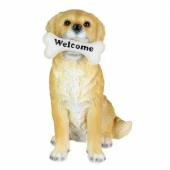 Exhart Solar Labrador Retriever Dog with LED Welcome Bone, 13 in. tall Garden Statue 17 Exhart Solar Labrador Retriever Dog with LED Welcome Bone, 13 in. tall Garden Statue -Cheap Good Directions Store exhart garden statues 73801 rs fa 1000