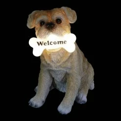 Exhart 7.5 in. x 13 in. Solar Terrier with LED Welcome Bone, Garden Statue 18 Exhart 7.5 in. x 13 in. Solar Terrier with LED Welcome Bone, Garden Statue -Cheap Good Directions Store exhart garden statues 73802 rs 76 1000