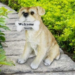 Exhart 7.5 in. x 13 in. Solar Terrier with LED Welcome Bone, Garden Statue 13 Exhart 7.5 in. x 13 in. Solar Terrier with LED Welcome Bone, Garden Statue -Cheap Good Directions Store exhart garden statues 73802 rs c3 1000