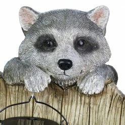 Exhart Solar Hand Painted Raccoon with a Lantern Jar of LED Fireflies by a Welcome Fence, 9 in. x 10.5 in. Garden Statue 12 Exhart Solar Hand Painted Raccoon with a Lantern Jar of LED Fireflies by a Welcome Fence, 9 in. x 10.5 in. Garden Statue -Cheap Good Directions Store exhart garden statues 74008 rs 4f 1000