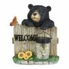 Exhart Solar Hand Painted Bear with a Lantern Jar of LED Fireflies by a Welcome Fence, 9.5 in. x 11 in. Garden Statue 1 Exhart Solar Hand Painted Bear with a Lantern Jar of LED Fireflies by a Welcome Fence, 9.5 in. x 11 in. Garden Statue -Cheap Good Directions Store exhart garden statues 74009 rs 64 1000