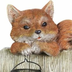 Exhart Solar Hand Painted Fox with a Lantern Jar of LED Fireflies by a Welcome Fence, 8.5 in. x 11 in. Garden Statue 14 Exhart Solar Hand Painted Fox with a Lantern Jar of LED Fireflies by a Welcome Fence, 8.5 in. x 11 in. Garden Statue -Cheap Good Directions Store exhart garden statues 74010 rs 4f 1000