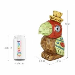 Exhart Solar Red Tiki Parrot with LED Eyes, 6.5 in. x 10 in. Garden Statue 15 Exhart Solar Red Tiki Parrot with LED Eyes, 6.5 in. x 10 in. Garden Statue -Cheap Good Directions Store exhart garden statues 74021 rs 1f 1000