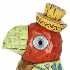 Exhart Solar Red Tiki Parrot with LED Eyes, 6.5 in. x 10 in. Garden Statue 14 Exhart Solar Red Tiki Parrot with LED Eyes, 6.5 in. x 10 in. Garden Statue -Cheap Good Directions Store exhart garden statues 74021 rs 4f 1000