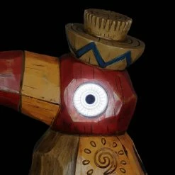 Exhart Solar Orange Tiki Toucan with LED Eyes, 10 in. x 10 in. Garden Statue 16 Exhart Solar Orange Tiki Toucan with LED Eyes, 10 in. x 10 in. Garden Statue -Cheap Good Directions Store exhart garden statues 74022 rs 44 1000