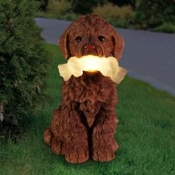Exhart Solar Doodle Dog with LED Rope Toy, 13.5 in. tall Garden Statue 19 Exhart Solar Doodle Dog with LED Rope Toy, 13.5 in. tall Garden Statue -Cheap Good Directions Store exhart garden statues 74177 rs 31 1000