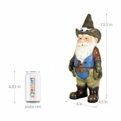 Exhart Hand Painted Cowboy, 6 in. x 13.5 in. Gnome Garden Statue 12 Exhart Hand Painted Cowboy, 6 in. x 13.5 in. Gnome Garden Statue -Cheap Good Directions Store exhart garden statues 74191 rs 1f 1000