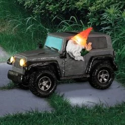 Exhart Solar Hand Painted Off-Roading, 11 in. x 6.5 in. Gnome Garden Statue 17 Exhart Solar Hand Painted Off-Roading, 11 in. x 6.5 in. Gnome Garden Statue -Cheap Good Directions Store exhart garden statues 74221 rs fa 1000