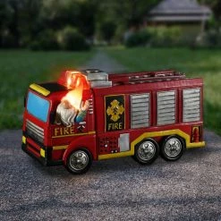 Exhart Solar Hand Painted Driving a Fire Truck, 11.5 in. x 6.5 in. Gnome Garden Statue 21 Exhart Solar Hand Painted Driving a Fire Truck, 11.5 in. x 6.5 in. Gnome Garden Statue -Cheap Good Directions Store exhart garden statues 74333 rs 31 1000