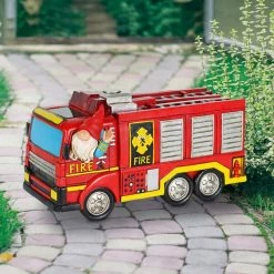 Exhart Solar Hand Painted Driving a Fire Truck, 11.5 in. x 6.5 in. Gnome Garden Statue 15 Exhart Solar Hand Painted Driving a Fire Truck, 11.5 in. x 6.5 in. Gnome Garden Statue -Cheap Good Directions Store exhart garden statues 74333 rs c3 1000