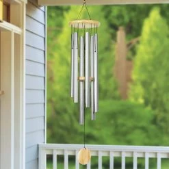 Exhart Silver Large Metal Wind Chimes 14 Exhart Silver Large Metal Wind Chimes -Cheap Good Directions Store exhart wind chimes 18178 rs 31 1000