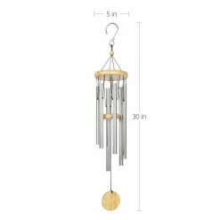 Exhart Silver Medium Metal Wind Chimes 11 Exhart Silver Medium Metal Wind Chimes -Cheap Good Directions Store exhart wind chimes 18182 1f 1000