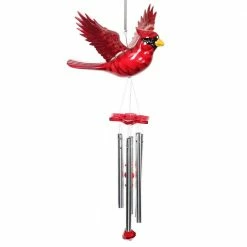 Exhart Red Cardinal Fluttering Wings Plastic Wind Chimes -Cheap Good Directions Store exhart wind chimes 40208 rs 44 1000