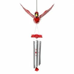 Exhart Red Cardinal Fluttering Wings Plastic Wind Chimes -Cheap Good Directions Store exhart wind chimes 40208 rs 76 1000