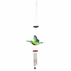 Exhart Solar Hummingbird Fluttering Wings Metal Wind Chimes -Cheap Good Directions Store exhart wind chimes 40217 rs 44 1000