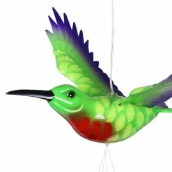 Exhart Solar Hummingbird Fluttering Wings Metal Wind Chimes -Cheap Good Directions Store exhart wind chimes 40217 rs 4f 1000