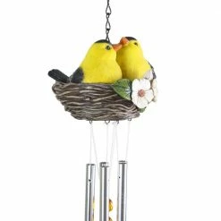 Exhart 6 in. x 28 in. Nesting Orioles with Flowers Hand Painted, Resin Wind Chimes 17 Exhart 6 in. x 28 in. Nesting Orioles with Flowers Hand Painted, Resin Wind Chimes -Cheap Good Directions Store exhart wind chimes 71919 rs fa 1000