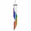 Exhart Cascading Rainbow Hand Tuned, 5.5 in. x 38 in. Metal Wind Chimes 2 Exhart Cascading Rainbow Hand Tuned, 5.5 in. x 38 in. Metal Wind Chimes -Cheap Good Directions Store exhart wind chimes 74175 rs 64 1000