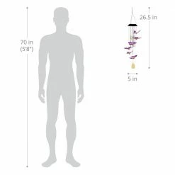 Exhart Solar Butterfly with Color Changing LED lights, 5 by 26 Inches Plastic Wind Chimes 13 Exhart Solar Butterfly with Color Changing LED lights, 5 by 26 Inches Plastic Wind Chimes -Cheap Good Directions Store exhart wind chimes 74374 rs 1f 1000