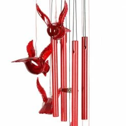 Exhart 5 in. x 26 in. Solar Cascading Red Cardinal with Color Changing LED lights, Plastic Wind Chimes 12 Exhart 5 in. x 26 in. Solar Cascading Red Cardinal with Color Changing LED lights, Plastic Wind Chimes -Cheap Good Directions Store exhart wind chimes 74375 rs 4f 1000