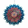 Exhart 12 in. Laser Cut Colorful Mandala with Beaded Details, Metal Spinner 2 Exhart 12 in. Laser Cut Colorful Mandala with Beaded Details, Metal Spinner -Cheap Good Directions Store exhart wind spinners 72480 rs 64 1000