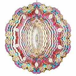 Exhart 12 in. Laser Cut Colorful Daisy Mandala with Beaded Details, Metal Spinner 15 Exhart 12 in. Laser Cut Colorful Daisy Mandala with Beaded Details, Metal Spinner -Cheap Good Directions Store exhart wind spinners 72483 rs fa 1000