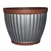 Classic Home & Garden Spokane 16 in. Galvanized Resin Planter with Copper Rim 1 Classic Home & Garden Spokane 16 in. Galvanized Resin Planter with Copper Rim -Cheap Good Directions Store galvanized classic home garden plant pots 5116 588r 64 1000