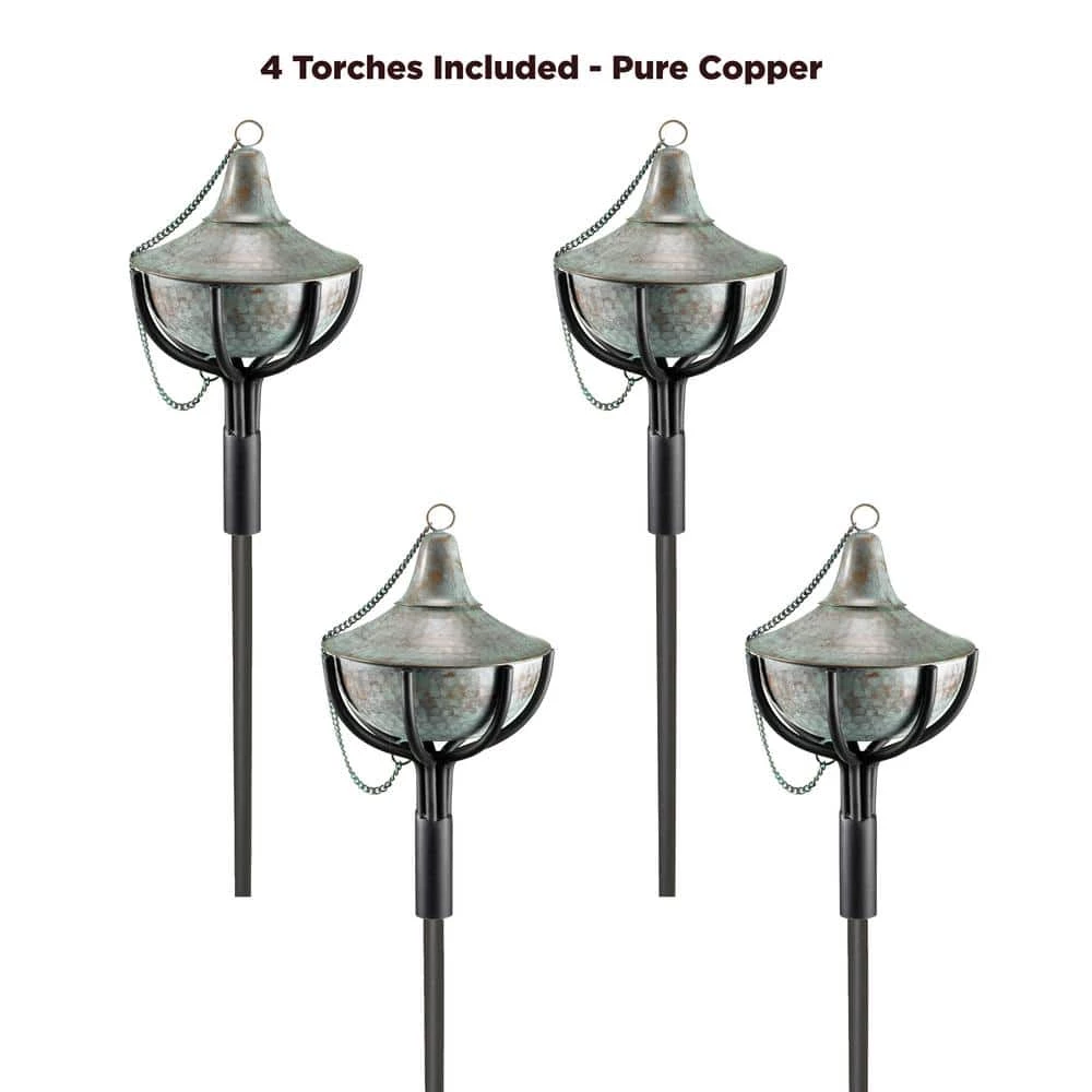 Good Directions 8 oz. Medium Blue Verde Copper Torch (4-Pack) 3 Good Directions 8 oz. Medium Blue Verde Copper Torch (4-Pack)