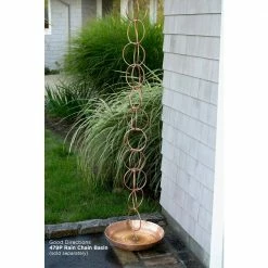 Good Directions 100% Pure Copper Double Link Rain Chain, 8-1/2 ft. Long, Extra Large Links, Replaces Gutter Downspout -Cheap Good Directions Store good directions rain chains 464p 8 1f 1000