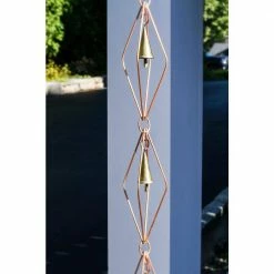 Good Directions 100% Pure Copper Diamond Rain Chain, 8-1/2 ft. Long, Extra Large Figures, Replaces Gutter Downspout 16 Good Directions 100% Pure Copper Diamond Rain Chain, 8-1/2 ft. Long, Extra Large Figures, Replaces Gutter Downspout -Cheap Good Directions Store good directions rain chains 469p 8 1f 1000