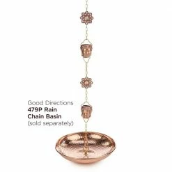 Good Directions 100% Pure Copper Buddha Head Rain Chain, 8-1/2 ft. Long, 12 Large Figures, Replaces Gutter Downspout 16 Good Directions 100% Pure Copper Buddha Head Rain Chain, 8-1/2 ft. Long, 12 Large Figures, Replaces Gutter Downspout -Cheap Good Directions Store good directions rain chains 474p 8 1f 1000