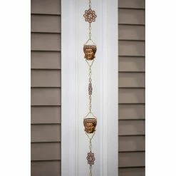 Good Directions 100% Pure Copper Buddha Head Rain Chain, 8-1/2 ft. Long, 12 Large Figures, Replaces Gutter Downspout 17 Good Directions 100% Pure Copper Buddha Head Rain Chain, 8-1/2 ft. Long, 12 Large Figures, Replaces Gutter Downspout -Cheap Good Directions Store good directions rain chains 474p 8 44 1000