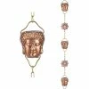 Good Directions 100% Pure Copper Buddha Head Rain Chain, 8-1/2 ft. Long, 12 Large Figures, Replaces Gutter Downspout 2 Good Directions 100% Pure Copper Buddha Head Rain Chain, 8-1/2 ft. Long, 12 Large Figures, Replaces Gutter Downspout -Cheap Good Directions Store good directions rain chains 474p 8 64 1000