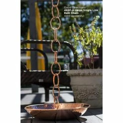 Good Directions 100% Pure Copper Rain Chain Basin, Large 16-1/2 in. Dia., 4 in. High, Hand Hammered Design 17 Good Directions 100% Pure Copper Rain Chain Basin, Large 16-1/2 in. Dia., 4 in. High, Hand Hammered Design -Cheap Good Directions Store good directions rain chains 479p 44 1000