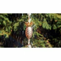 Good Directions 100% Pure Copper Pineapple Rain Chain, 8-1/2 ft. Long, Artistically Designed, Replaces Gutter Downspout 18 Good Directions 100% Pure Copper Pineapple Rain Chain, 8-1/2 ft. Long, Artistically Designed, Replaces Gutter Downspout -Cheap Good Directions Store good directions rain chains 483p 8 1f 1000
