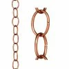 Good Directions 100% Pure Copper Chain Link Rain Chain, 8-1/2 ft. Long, Large Links, Replaces Gutter Downspout 2 Good Directions 100% Pure Copper Chain Link Rain Chain, 8-1/2 ft. Long, Large Links, Replaces Gutter Downspout -Cheap Good Directions Store good directions rain chains 485p 8 64 1000