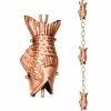 Good Directions 100% Pure Copper Fish Rain Chain, 8-1/2 ft. Long, Large Wide Mouthed Fish, Replaces Gutter Downspout 1 Good Directions 100% Pure Copper Fish Rain Chain, 8-1/2 ft. Long, Large Wide Mouthed Fish, Replaces Gutter Downspout -Cheap Good Directions Store good directions rain chains 487p 8 64 1000
