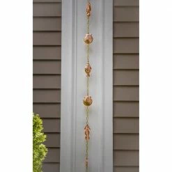 Good Directions 100% Pure Copper Seashore Rain Chain, 8-1/2 ft. Long, Large Seashells and Seahorses, Replaces Downspout 12 Good Directions 100% Pure Copper Seashore Rain Chain, 8-1/2 ft. Long, Large Seashells and Seahorses, Replaces Downspout -Cheap Good Directions Store good directions rain chains 492p 8 44 1000