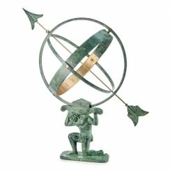 Good Directions 28 in. Verdigris Atlas Armillary Sundial with Brass Accents 12 Good Directions 28 in. Verdigris Atlas Armillary Sundial with Brass Accents -Cheap Good Directions Store good directions sundials sd100v1 1f 1000